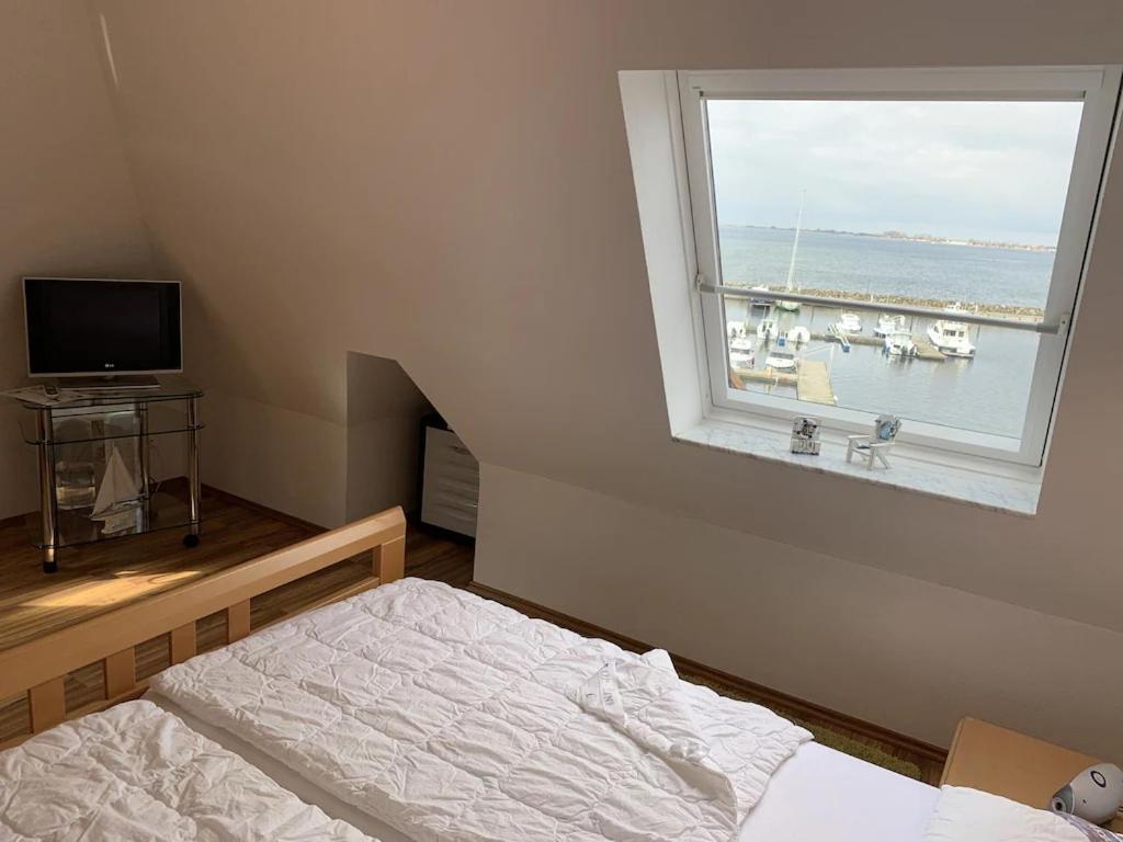 Ferienwohnung Hafenblick Wiek auf Rügen Kültér fotó